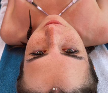Freckles — #9 Photos of Leslie from Cracks that explain why she is one of the most beautiful in Mexico